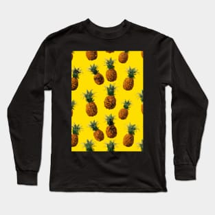 Pineapple Pattern Long Sleeve T-Shirt